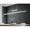 Image de Lustre LED TRAJAN argent Trio 375310507