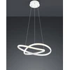 Image de Suspension LED courbe blanche à intensité variable pour au-dessus de la table de salle à manger Table basse