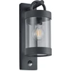 Image de Applique d'extérieur avec détecteur de mouvement SAMBESI anthracite 1xE27x28W aluminium, dimensions : 33x12,5x12,5 cm, IP44 Trio
