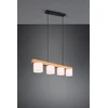 Image de Lustre CAMERON bois clair-noir-blanc 4xE14x28W bois, dimensions : 150x75x12 cm, IP20, RL
