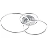 Image de Plafonnier moderne à LED intégrées WINONA argent Trio 670810607