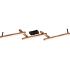 Image de Plafonnier moderne à LED intégrées BELLARI marron Trio 626410530