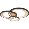 Image de GRANADA plafonnier LED encastré moderne noir Trio 673810332