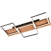 Image de HARPER plafonnier LED encastré moderne noir Trio 622910332