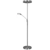 Image de Lampe sur pied LED FRANKLIN argentée par Trio 426510207