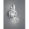 Image de Applique murale LED PERUGIA, finition chrome blanc, 18 W, blanc neutre, 2400 lm, acrylique, dimensions : 40 x 22 x 17,5 cm, IP20, RL