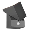 Image de Applique d'extérieur LED avec détecteur AVON anthracite 7 W, blanc chaud, 800 lm, aluminium, dim. : 16 x 9 x 11 cm, IP54, Trio