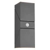 Image de Applique d'extérieur LED avec détecteur AVON anthracite 7 W, blanc chaud, 800 lm, aluminium, dim. : 28 x 9 x 11 cm, IP54, Trio