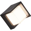 Image de Applique d'extérieur LED PUNO noire 8 W, blanc chaud, 800 lm, plastique, dim. : 15 x 15 x 10 cm, IP54, RL