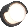 Image de Applique d'extérieur LED PUNO noire 8 W, blanc chaud, 800 lm, plastique, dim. : 15 x 15 x 10 cm, IP54, RL