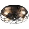 Image de TRIO Trio Trondheim -tuuletinvalaisin 48 cm, 4 x E27, mattamusta