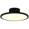 Image de Plafonnier LED TRAY 29 W, 3000 K, 3550 lm, métal noir et blanc, dimensions : 12 x 40 x 40 cm, IP20, Trio