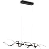 Image de Suspension LED SEQUENCE argentée Trio 341810205