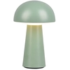 Image de Lampe de table LED LENNON verte 2 W, blanc chaud, 180 lm, plastique, dimensions : 21,5 x 13,6 x 13,6 cm, IP44, RL