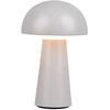 Image de Lampe de table LED LENNON grise 2 W, blanc chaud, 180 lm, plastique, dimensions : 21,5 x 13,6 x 13,6 cm, IP44, RL