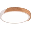 Image de Plafonnier LED JANO Ø31cm blanc/bois