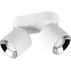Image de Spot Guayana blanc 2xGU10x10W en métal, dimensions : 12x18x8,7 cm, IP20, Trio
