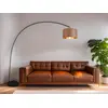 Image de Lampe à arc MANSUR Métal noir, hauteur 210cm