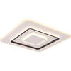 Image de Plafonnier LED carré avec télécommande JORA blanc et noir 55 W, nuances de blanc, 6400 lm, métal, dimensions : 60 x 60 x 60 cm, IP20, RL