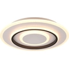 Image de Plafonnier LED rond avec télécommande JORA, blanc et noir, 46 W, nuances de blanc, 5400 lm, métal, dimensions : 6,5 x 41 x 41 cm, IP20, RL