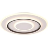 Image de Plafonnier LED rond avec télécommande JORA blanc et noir 55 W, nuances de blanc, 6400 lm, métal, dimensions : 60 x 60 x 60 cm, IP20, RL