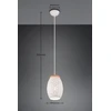 Image de Suspension BIDAR blanche 1xE27x28W en métal, dimensions : 150x15x15 cm, IP20, RL