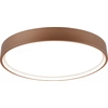 Image de Plafonnier LED rond DOHA brun et blanc 29 W, nuances de blanc, 3260 lm, métal, dim. : 5,5 x 45 x 45 cm, IP20, Trio