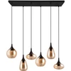 Image de suspension à 6 flammes Largeur 93cm