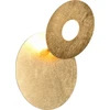 Image de Applique murale LED LEANO, doré et nuances dorées, 6 W, blanc chaud, 560 lm, métal, dimensions : 18 x 18 x 6,7 cm, IP20, Trio