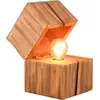 Image de Lampe de table Treasure, bois clair, 1xE14x10W, bois, dimensions : 16x12x12 cm, IP20, Trio