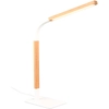 Image de Lampe de bureau en bois blanc réglable avec LED intégrée Norris Trio
