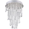 Image de Plafonnier LED POMP 18 W, de 2 700 à 6 500 K, 2 400 lm, métal, nuances d'argent, dimensions : 40 x 30 x 30 cm, IP20, RL