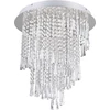 Image de Reality Pomp LED Plafonnier 30W 45cm dimmable chrome CCT couleur de lumière réglable Veilleuse