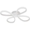 Image de Plafonnier LED FLY 22 W, 4000 K, 2600 lm, métal blanc, dimensions : 7 x 40 x 40 cm, IP20, Trio