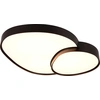 Image de Plafonnier LED sur mesure avec télécommande RISE noir et blanc 51 W, nuances de blanc, 5100 lm, métal, dimensions : 11 x 77 x 63 cm, IP20, Trio