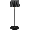 Image de Lampe d'extérieur noire avec batterie rechargeable intégrée LED 2W SUAREZ RL