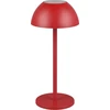Image de Lampe de table LED rechargeable RICARDO, rouge, 2 W, blanc chaud, 240 lm, plastique, dimensions : 30 x 13,5 x 13,5 cm, IP54, RL