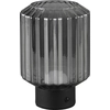 Image de Lampe de table LED Lord noir fumé 2 W, blanc chaud, 100 lm, verre, dimensions : 19,5 x 13 x 13 cm, IP20, RL