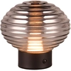 Image de Lampe de table à accu EARL verre fumé