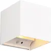 Image de Reality Talent Applique LED 2x0,5W 10cm blanc mat blanc chaud