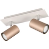 Image de Luminaire Trio, 2 spots Marley GU10, couleur café, métal