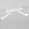 Image de Plafonnier Spot Blanc Ambala À Led 11w, 2 Spots Orientables, Intensité Variable 2300-4000k