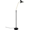 Image de Lampadaire classique laiton noir mat bras de lecture réglable pour salon chambre 145 cm 1xE27 10W TRAVELLER Trio