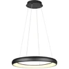 Image de Lustre LED CARDONA noir 59 W, nuances de blanc, 6900 lm, métal, dimensions : 150 x 75 x 75 cm, IP20, Trio