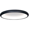 Image de Trio Luminaires - Plafonnier moderne I Lampe de plafond I Lampe I Luminaire Noir 60 cm avec LED à intensité variable - Cardona - Métal rond - Compatible LED (non remplaçable) LED