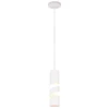 Image de Suspension STREAM blanche 1xGU10x10W en métal, dimensions : 150 x 12 x 12 cm, IP20, Trio