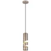 Image de Suspension STREAM marron 1xGU10x10W en métal, dimensions : 150x12x12 cm, IP20, Trio