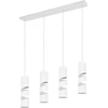 Image de Suspension STREAM blanche 4xGU10x10W en métal, dimensions : 150x80x9 cm, IP20, Trio