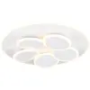 Image de Trio Leuchten LED Plafonnier Mandela 35W, blanc chaud/blanc froid, blanc