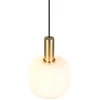 Image de Suspension DIVA noir-blanc-doré 1xE27x10W verre dim. : 150x20x20 cm IP20 Trio